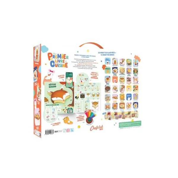 Mon Premier Livre de Cuisine Chefclub Kids | Kit + Tasses 4 ans+