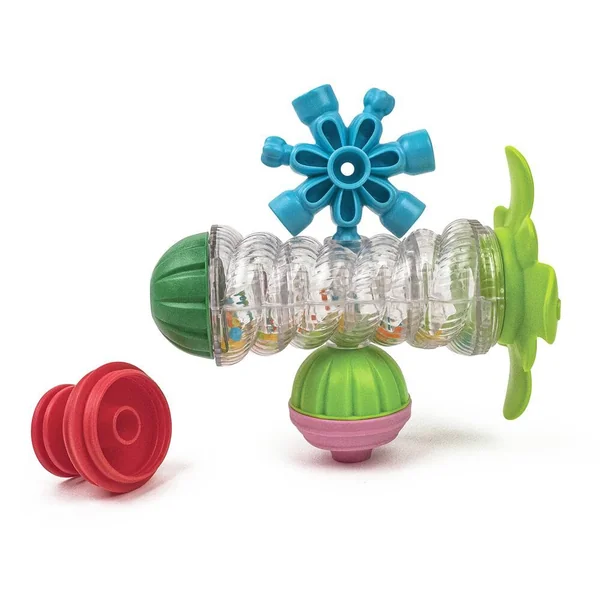 MONTESSORI - BATON DE PLUIE AVEC PERLES ET ACCESSOIRES - 7 PIECES