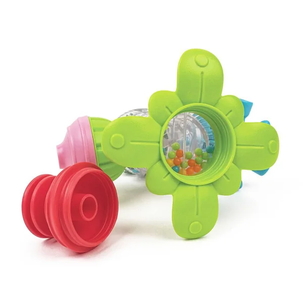 MONTESSORI - BATON DE PLUIE AVEC PERLES ET ACCESSOIRES - 7 PIECES