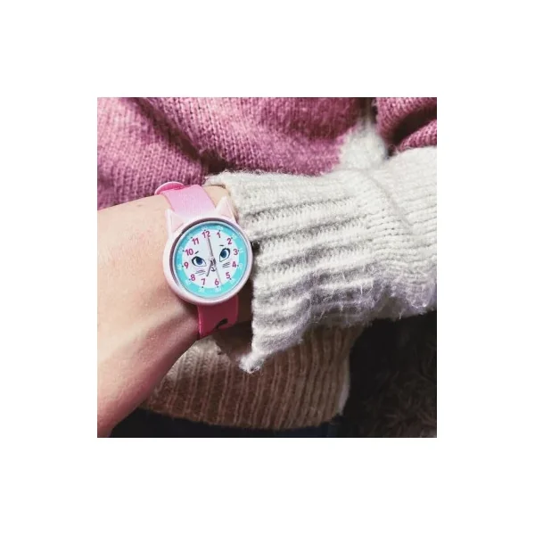Montre Enfant Chat Djeco - Apprendre l'heure avec douceur dès 5 ans