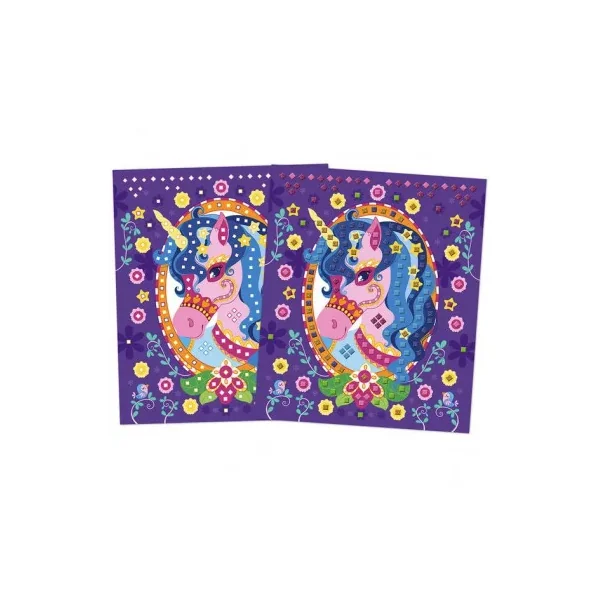 Mosaïque en mousse poneys et licornes - Les ateliers du calme Janod