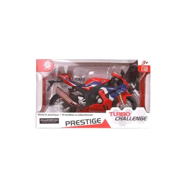 Moto Honda rouge CBR1000RR-R 1/12 - Turbo Challenge - Jouet - Dès 3 ans