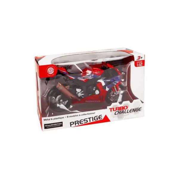 Moto Honda rouge CBR1000RR-R 1/12 - Turbo Challenge - Jouet - Dès 3 ans