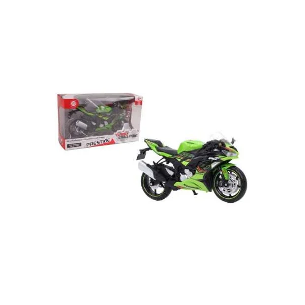 Moto Kawasaki Ninja verte 1/12 - Turbo Challenge - Jouet - Dès 3 ans