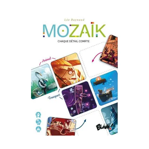 Mozaïk - Jeu d'associations d'images et de mots - Dès 10 ans - Blam