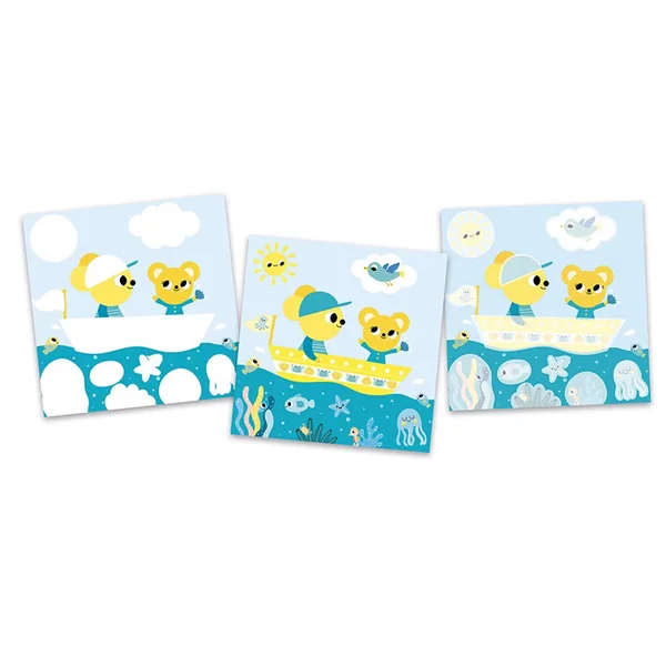 My Arts & Crafts : Feutrine et Feutre magique Les Couleurs 18 mois - Janod