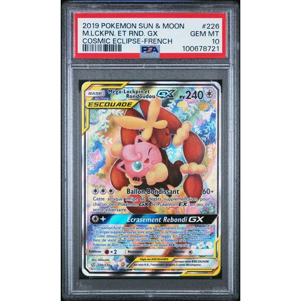 Méga-Lockpin et Rondoudou GX Alternative 226/236 SL Eclipse Cosmique – PSA 10