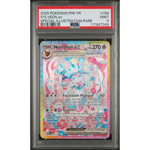 Nymphali EX Alternative 156/131 EV8.5 Évolutions Prismatiques – PSA 9