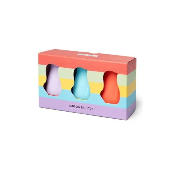 Oiseaux de Bain en Silicone Little L | Jouet d'Éveil dès 10 mois