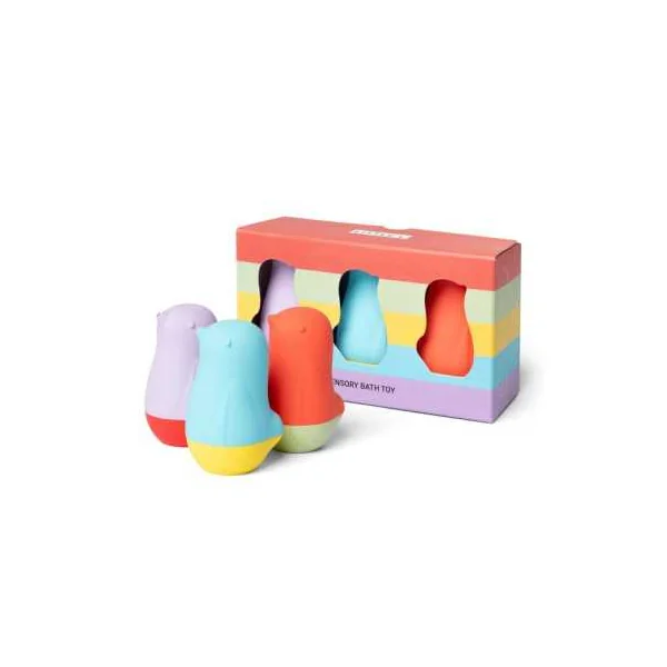 Oiseaux de Bain en Silicone Little L | Jouet d'Éveil dès 10 mois