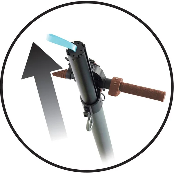 ONE K E-MOTION 23 TITANIUM - MARRON - TROTTINETTE 2 ROUES ELECTRIQUE ADULTE