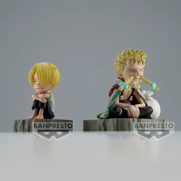 One Piece - Figurine Sanji & Zeff - World Collectable Figure Log Stories