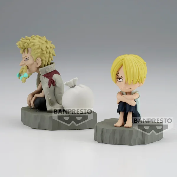 One Piece - Figurine Sanji & Zeff - World Collectable Figure Log Stories