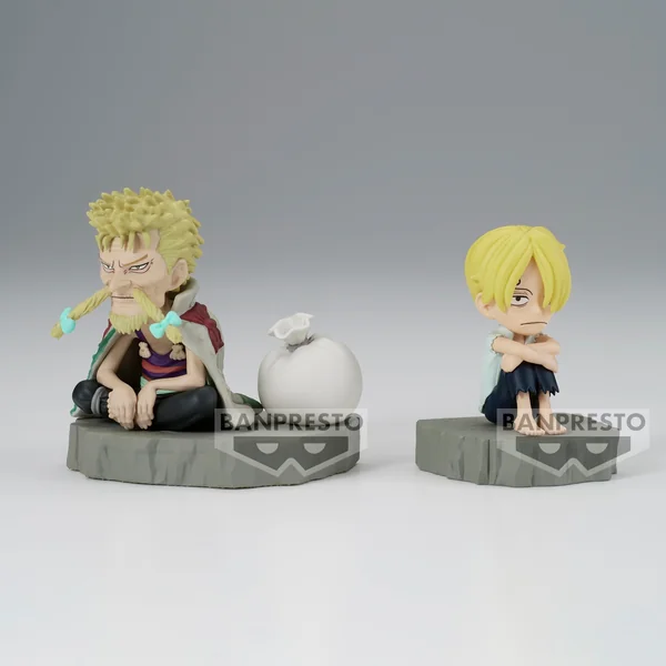 One Piece - Figurine Sanji & Zeff - World Collectable Figure Log Stories