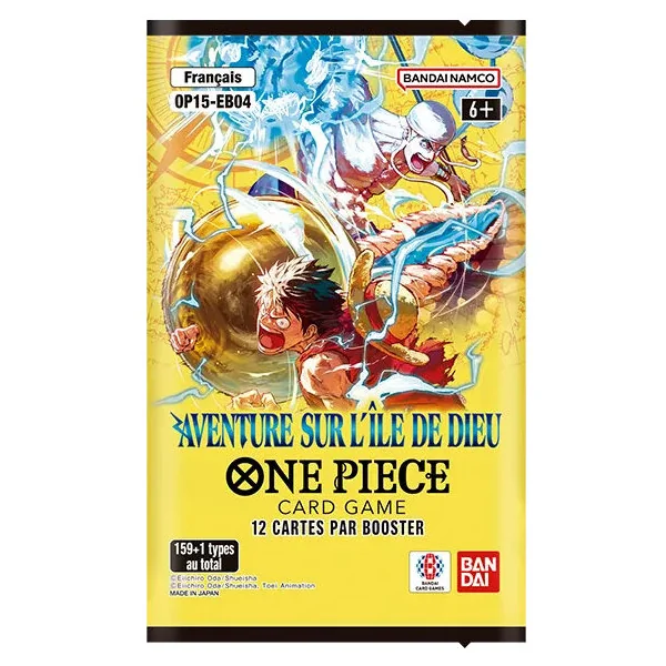 One Piece – OP15 – Aventures dur l’ïle de Dieu – Display de 24 Boosters – FR