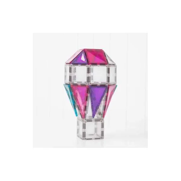 Pack Licorne Pailleté Connetix - 56 Tuiles Magnétiques - 3 ans+