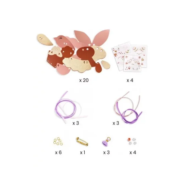 Parure de bijoux à créer Miss Rosefinch - Do it Yourself - Djeco