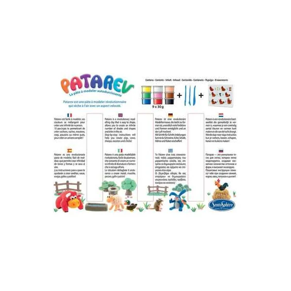 Patarev La Ferme Sentosphère : Ma Première Pâte à Modeler 5 ans