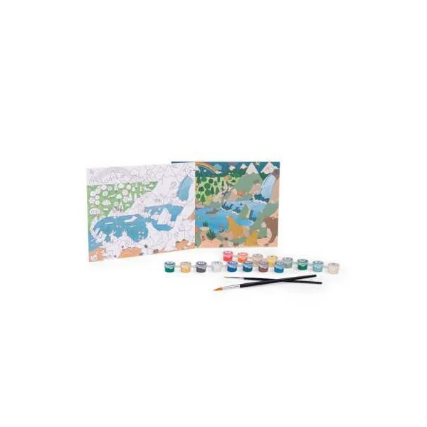 Peintures au numéro L'explorateur Le jardin du Moulin - Moulin Roty