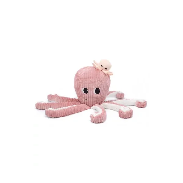 Peluche Filou la pieuvre rose - Les Ptipotos by Déglingos