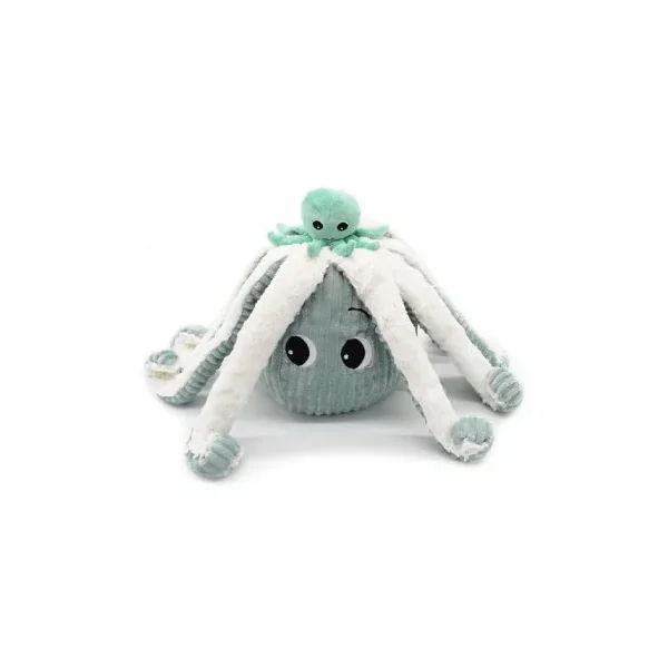 Peluche Filou la pieuvre vert menthe - Les Ptipotos by Déglingos
