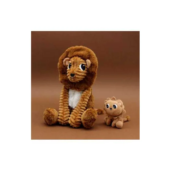 Peluche Graou le lion cassonade maman et bébé - Les Ptipotos by Déglingos