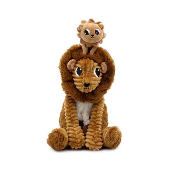 Peluche Graou le lion cassonade maman et bébé - Les Ptipotos by Déglingos