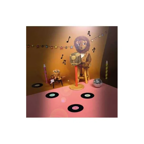 Peluche Graou le lion cassonade maman et bébé - Les Ptipotos by Déglingos