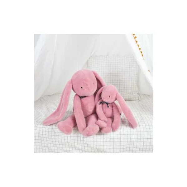Peluche Lapin Méloé 37 cm Vert Rosée | Fabriqué en France - Maïlou