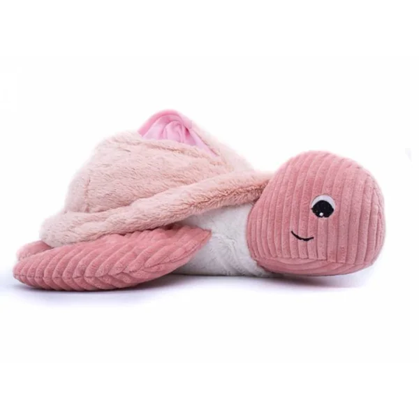 Peluche Les Ptipotos : Tortue géante Sauvenou rose