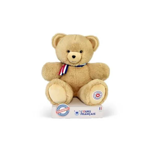 Peluche Petit Ours Beige 35 cm - L'Ours Français | Made in France