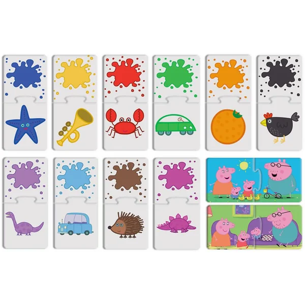 PEPPA PIG LOGIC 2 TITRES ASSORTIS - NOMBRES ET COULEURS