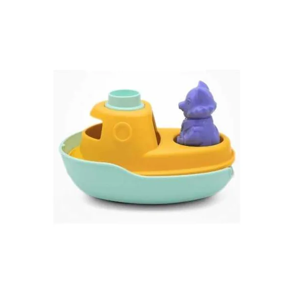 Petit Bateau de Mr Renard Turquoise - Simple - Jouet de bain 1-3 ans