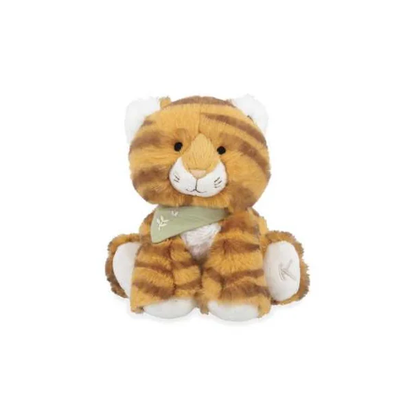 Petit Doudou Papaye le Tigre 13 cm Kaloo | Mini Peluche Savane