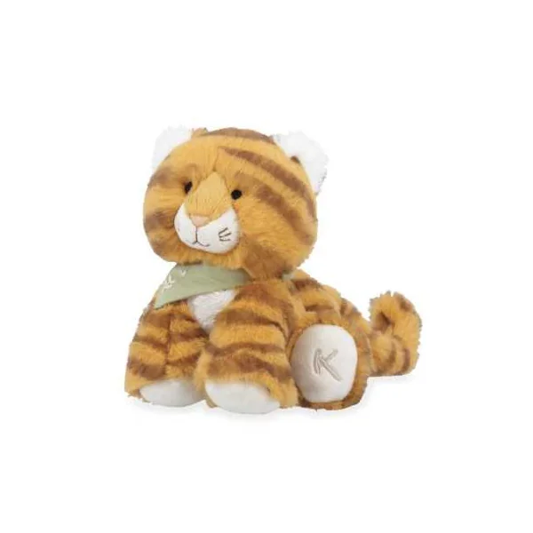 Petit Doudou Papaye le Tigre 13 cm Kaloo | Mini Peluche Savane