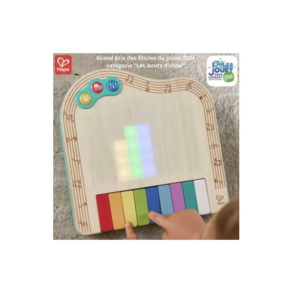 Piano pixel interactif - Hape - Jouet musical coloré