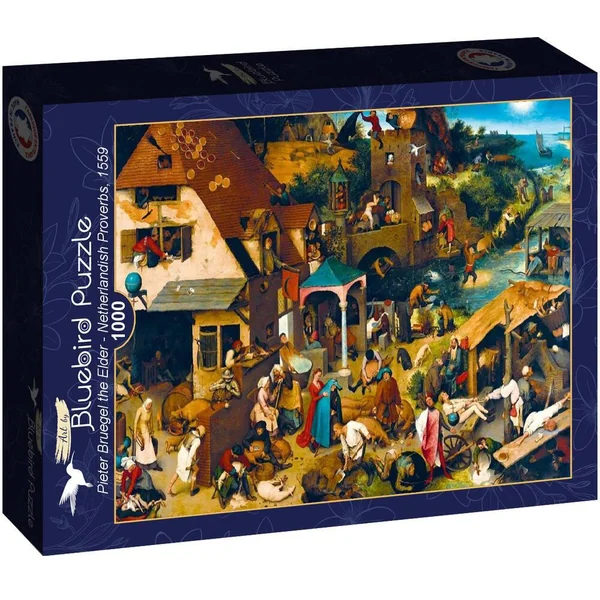 PIETER BRUEGEL THE ELDER - PUZZLE 1000 PIECES - THE CENSUS AT BETHLEHEM 1565