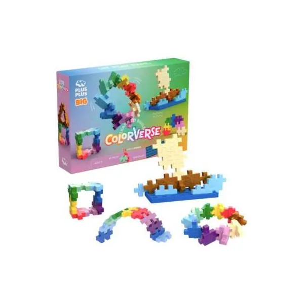 Plus Plus Kit découverte Colorverse BIG 60 pièces - Jeu de construction