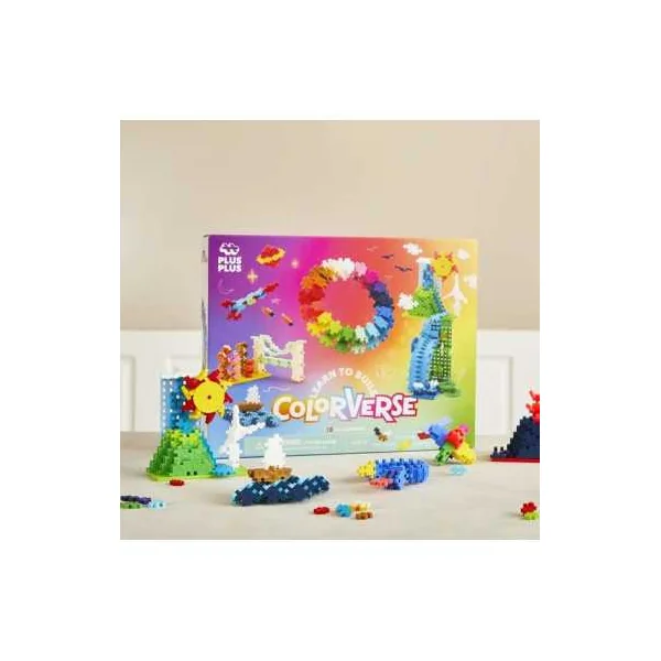 Plus Plus Kit découverte Couleurs 1000 pièces - Jeu de construction