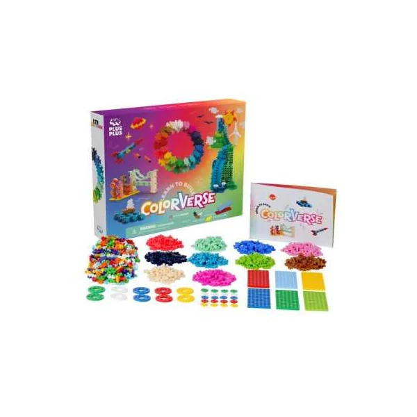 Plus Plus Kit découverte Couleurs 1000 pièces - Jeu de construction