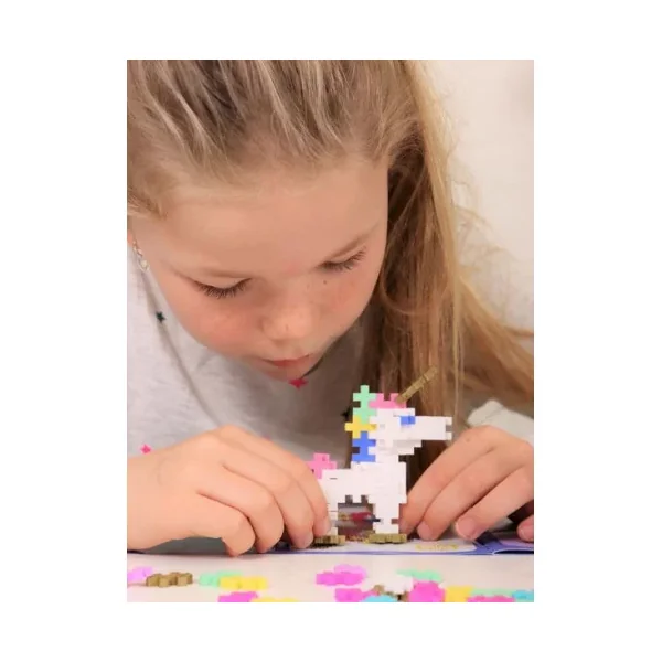 Plus-Plus Kit Découverte Licornes 275 pcs | Jeu de Construction 5 ans