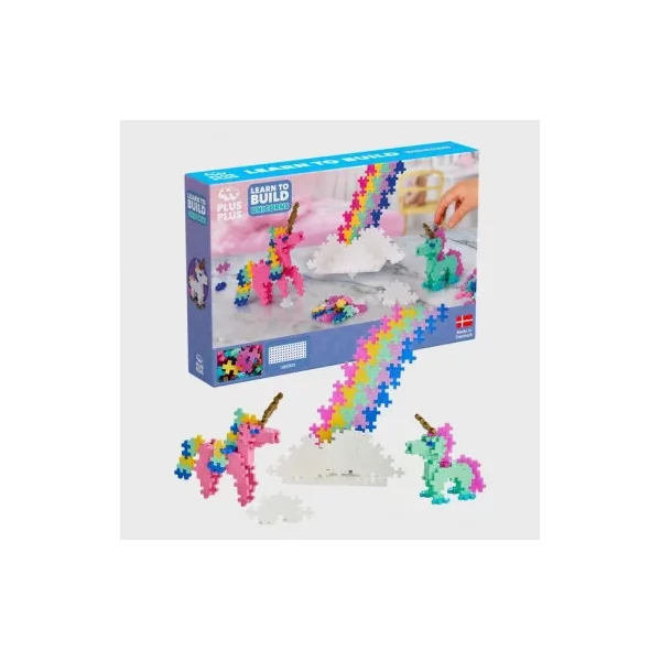 Plus-Plus Kit Découverte Licornes 275 pcs | Jeu de Construction 5 ans