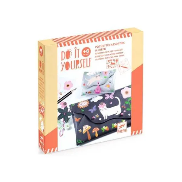 Pochettes assorties à créer Joyeux amis - Do it Yourself Djeco