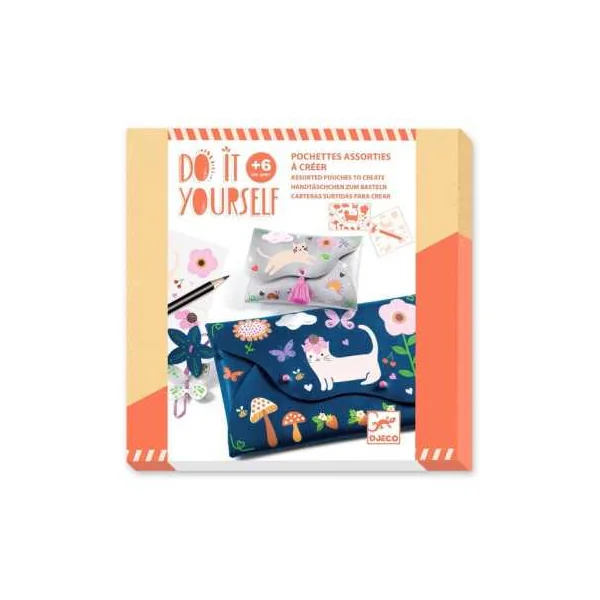 Pochettes assorties à créer Joyeux amis - Do it Yourself Djeco