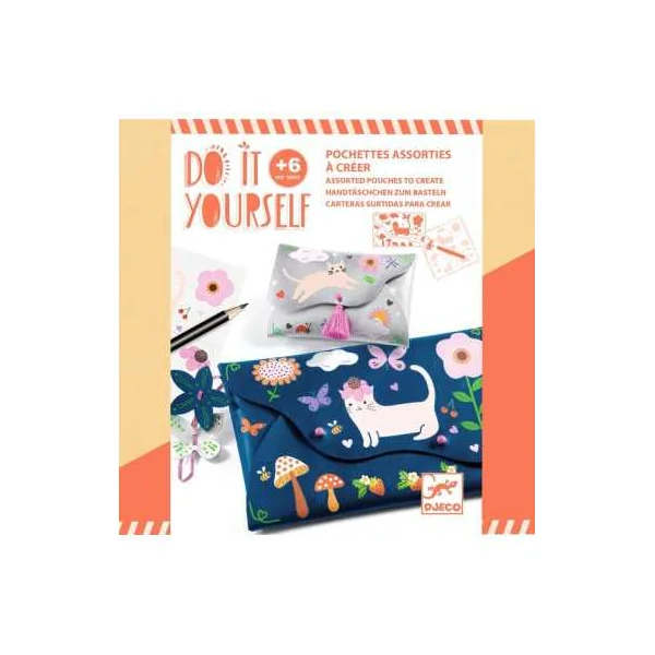 Pochettes assorties à créer Joyeux amis - Do it Yourself Djeco