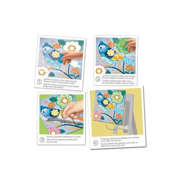 Pochoirs Motifs Couleurs du Printemps Créalign' | Dès 3 ans