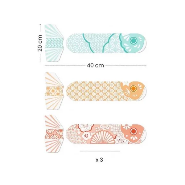 Poissons à colorier Koinobori - Do it Yourself - Djeco