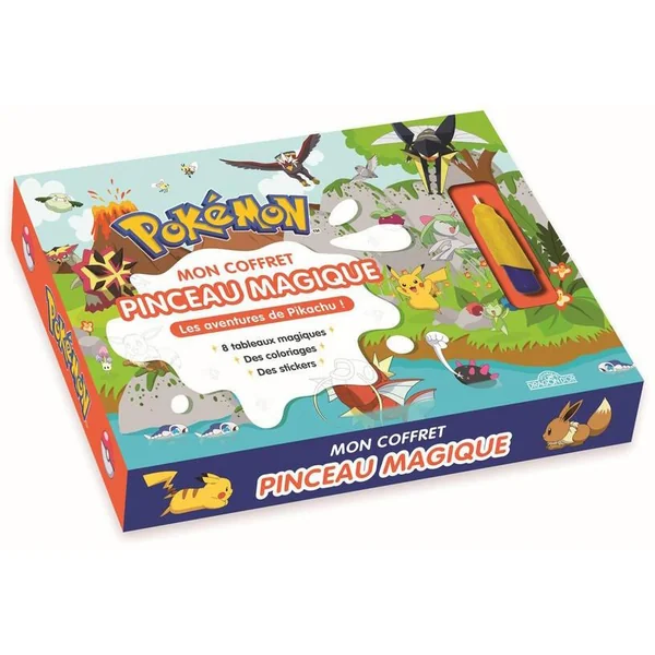 POKEMON MON COFFRET PINCEAU MAGIQUE LES AVENTURES DE PIKACHU !