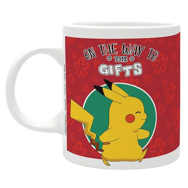 POKEMON - MUG - 320 ML - "ON THE WAY TO THE GIFTS" X2*