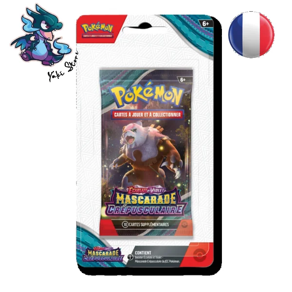 Pokémon – Booster sous blister Ev06 – Mascarade Crépusculaire